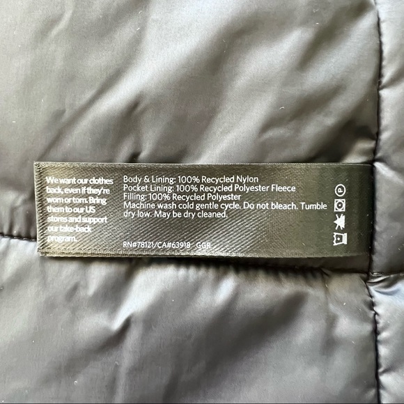 Eggshell Recycled Nylon Hooded Vest by Eileen Fisher - Picture 8 of 12